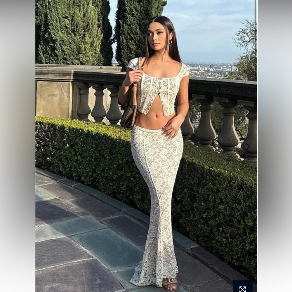 JGR & STN FREYA LACE MAXI SKIRT